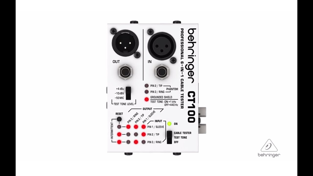 Behringer CT100 Cable Tester
