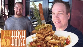 Fried Chicken and Bacon Waffles! HUGE FOOD w/ JacobslifeinVegas