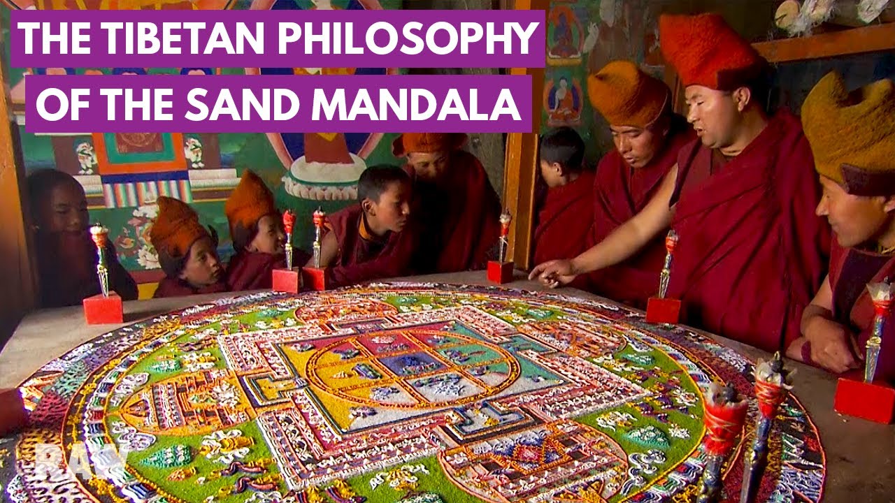 Building and destroying a sand mandala: a lesson of impermanence | LADAKH