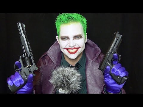 Relax with The Joker - ASMR whisper, metal, fabric, replying to comments (parody)