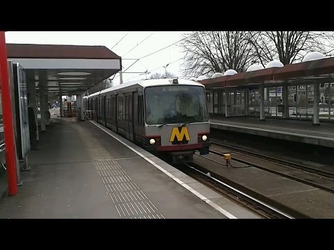 RET Metro 3*Type T op Lijn A - Aankomst Oosterflank richting Binnenhof