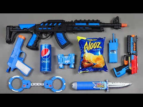 Guns Toys Potato Chips Pepsi Can Toys from the Box