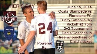 preview picture of video 'Ocala Stampede vs Floridians F.C. June 15, 2014'