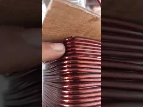 bobinamento do transformador quadrado de 3000w 24v / 127V.