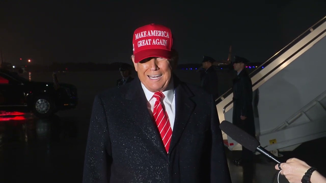 President Trump Gaggles with Press at Joint Base Andrews, May 30, 2025