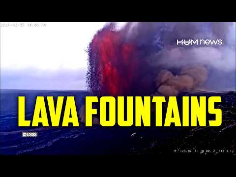 Ash & Lava: Kilauea Volcano Spews From Halemaʻumaʻu Crater