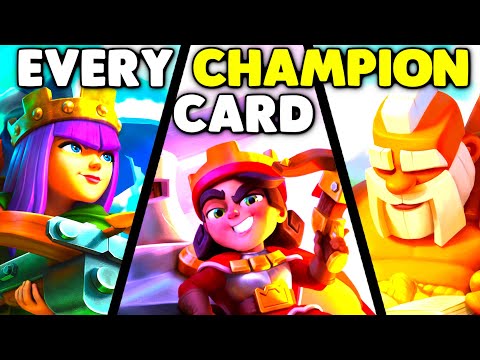 The History Of Every Champion In Clash Royale...