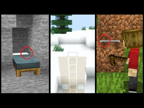 10 Ways to Hide Your Minecraft Base with NO REDSTONE (ok maybe a little..)