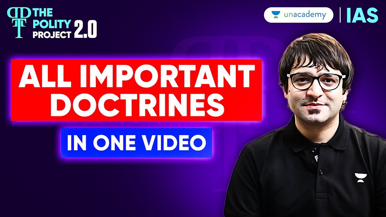 All Important Doctrines EXPLAINED For Prelims & Mains +  SC Judgments | Sarmad Mehraj | Polity UPSC