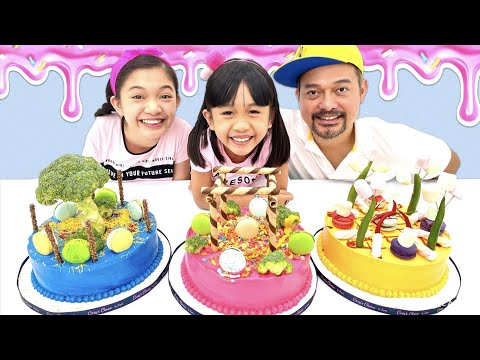 CAKE DECORATING CHALLENGE | KAYCEE & RACHEL in WONDERLAND FAMILY