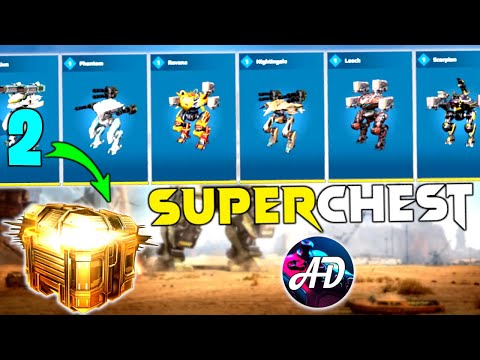 BLACK MARKET Gold Chests & Super Chest + Gameplay With My Own Account Mk2 Max Gameplay | War Robots