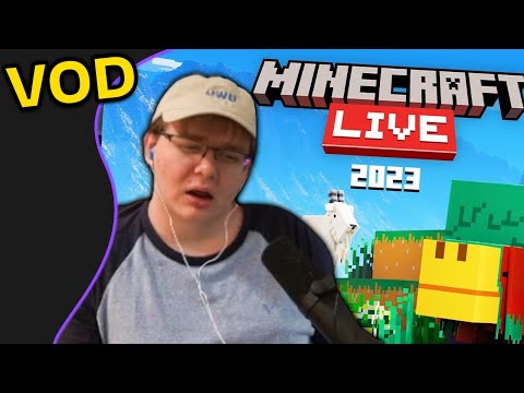 CallMeCarsonVODS - Reacting to Minecraft Live 2023 - VOD