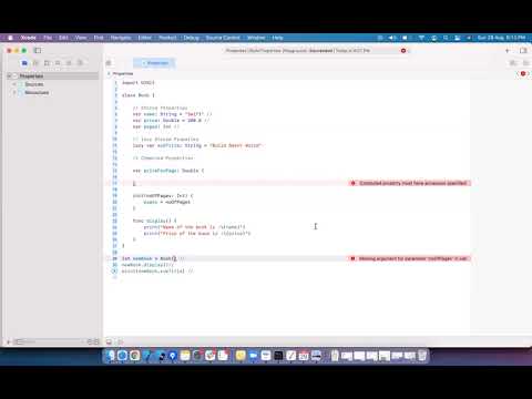 Swift Properties explained | Stored vs Lazy Stored vs Static / Type Level vs Computed Properties