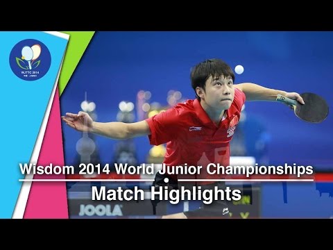 2014 Junior Worlds Highlights: Yuto Muramatsu Vs Yu Ziyang  (FINAL)