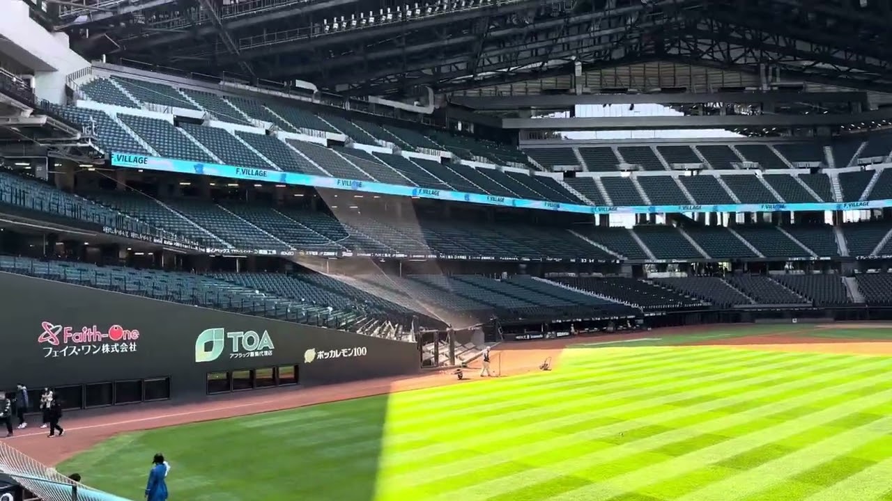 試合のないエスコンフィールド北海道の日常