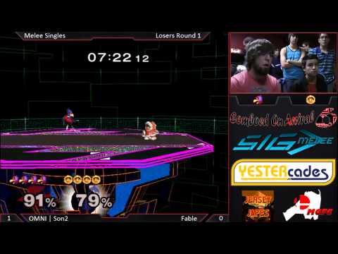 COA6 SSBM - Son2 (Falco) vs Fable (Sheik, Ice Climbers) - L1