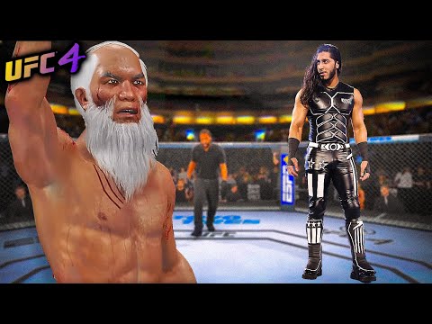 Old Bruce Lee vs. Mustafa Ali - EA Sports UFC 4