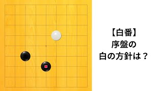 【9路】囲碁クエスト実況｜白の序盤の方針は？
