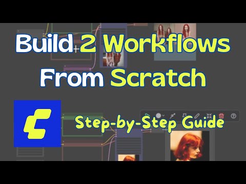 ComfyUI Basics — Build Your First 2 Workflows from Scratch  🔥 Step by Step Beginner Tutorial