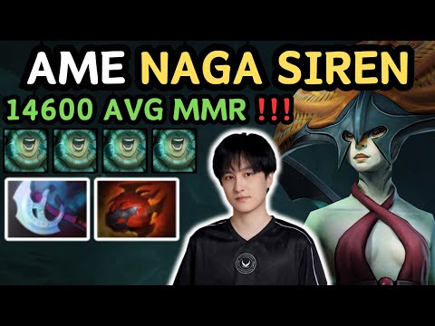 🔥 Ame NAGA SIREN Hard Carry Gameplay 7.37e 🔥 Naga Siren Gameplay From AME - Dota 2