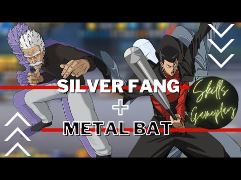 Silver Fang and Metal Bat Skills and Gameplay - One Punch Man: The Strongest (2020)