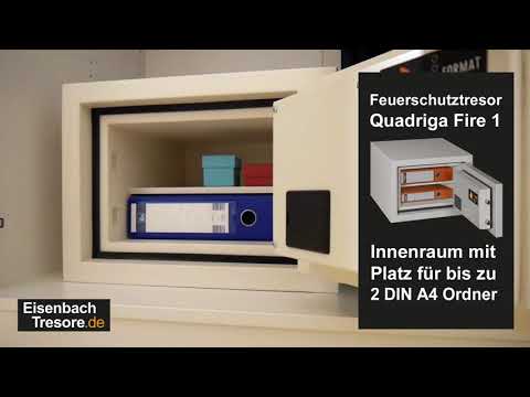 Feuerschutz Tresor Quadriga Fire 1