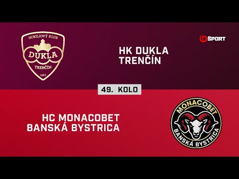 49. kolo: HK Dukla Trenčín – HC MONACObet Banská Bystrica 1:2 (HIGHLIGHTY)