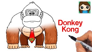 How to Draw Donkey Kong Gorilla