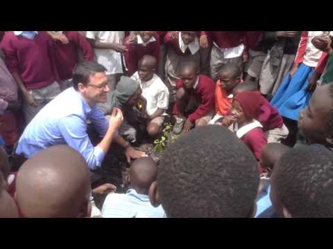 BASF Africa team having fun with Gwata Primary School