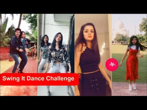 Swing It Dance Challenge Musically । Manjul, Aashika, Avneet, Nagma, Awez Darbar। TikTok 2018