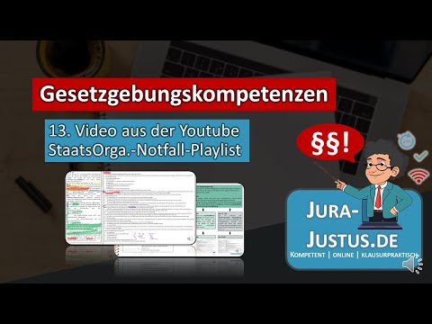 GESETZGEBUNGSKOMPETENZEN (Föderalismusklausurklassiker):  13. Video Staatsorga.-Notfall-Playlist