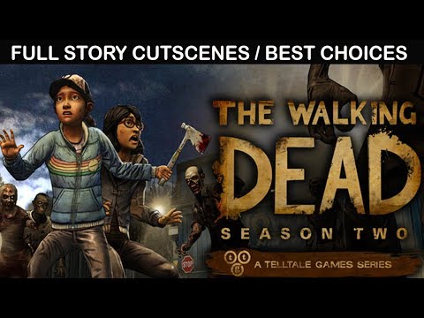 The Walking Dead SEASON 2 - All Cutscenes / Full Movie (Telltale Games) PC 1080p 60FPS