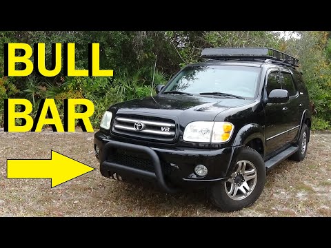 TOYOTA SEQUOIA BULL BAR / PUSH BAR/ (5 MINUTE INSTALL)