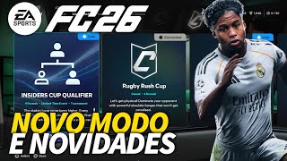 🚨FC 26 BOMBA! NOVO TRAILER DE NOVIDADES E MODO REVELADO! CARREIRA JOGADOR, CLUBS E MAIS!
