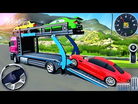 Car Transport Truck Simulator 2022 || Trailer Truck.Transporting Driving || Android Gameplay