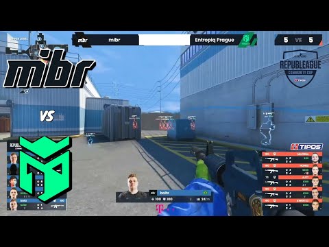 MIBR vs ENTROPIQ REPUBLEAGUE - CSGO HIGHLIGHS | GAULES TV