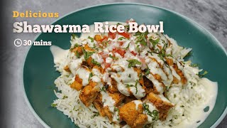 Shawarma Rice Bowl with Garlic Aioli | Easy Rice Bowls Recipe | Cookd