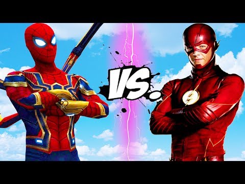 THE FLASH vs IRON SPIDER (Infinity War) - Epic Battle Video