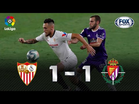 EMPATE SOFRIDO! Veja os melhores momentos de Sevilla 1 x 1 Real Valladolid pela La Liga
