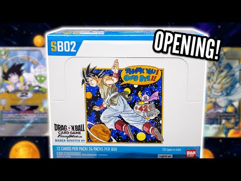 SB02 MANGA BOOSTER - BOX OPENING - Dragon Ball Fusion World