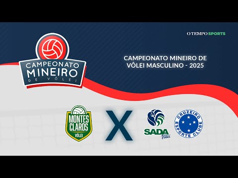MONTES CLAROS VÔLEI X SADA CRUZEIRO - AO VIVO E COM IMAGENS - CAMPEONATO MINEIRO DE VÔLEI 2025