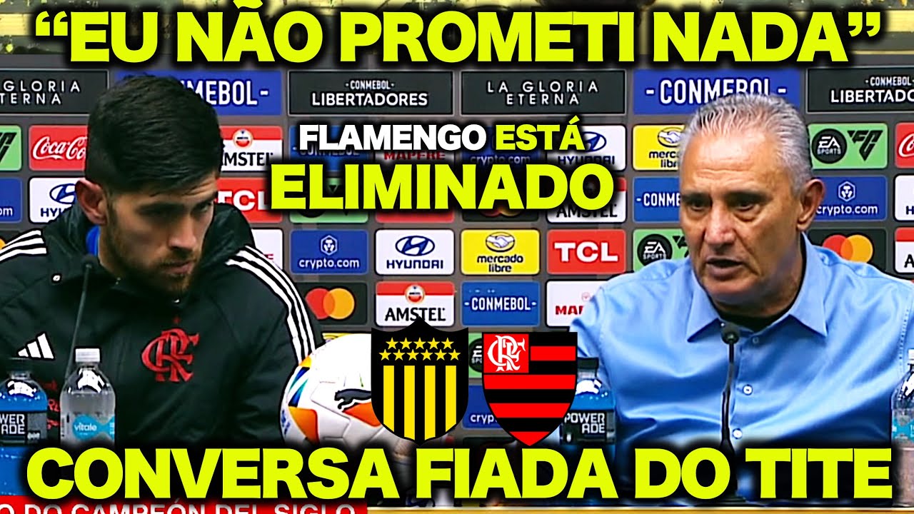 "EU NÃO PROMETI NADA !" OLHA O QUE O TITE TEVE CORAGEM DE FALAR APÓS A ELIMINAÇÃO do FLAMENGO