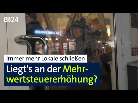 Restaurant death "with warning": More and more restaurants are closing | Abendschau | BR24