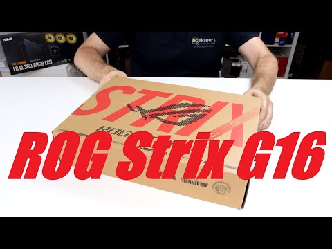 ASUS ROG Strix G16 G615 unboxing & lighting