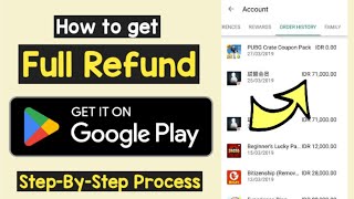 Refund Google Play Purchases | Google Play Store Refund | Play Store Return Reverse Money