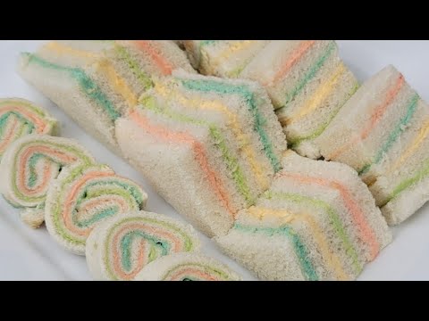Rainbow CHEESE Sandwiches