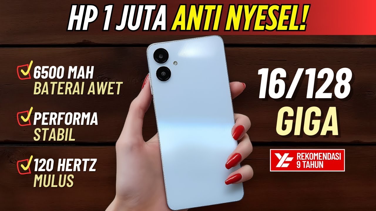 Jangan Salah Beli‼️ 5 HP 1 JUTAAN TERBAIK [1,5 - 1,9 JUTA] Akhir 2025