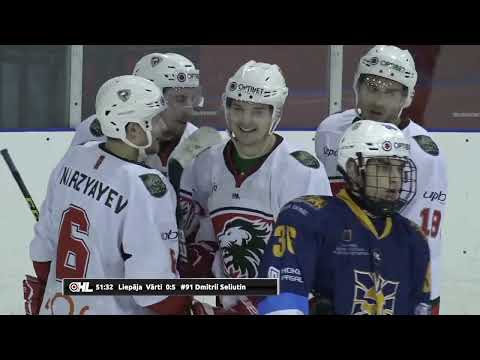 Optibet hokeja līga: HS Rīga -  HK Liepāja. Spēles labākie momenti (24.02.2022)