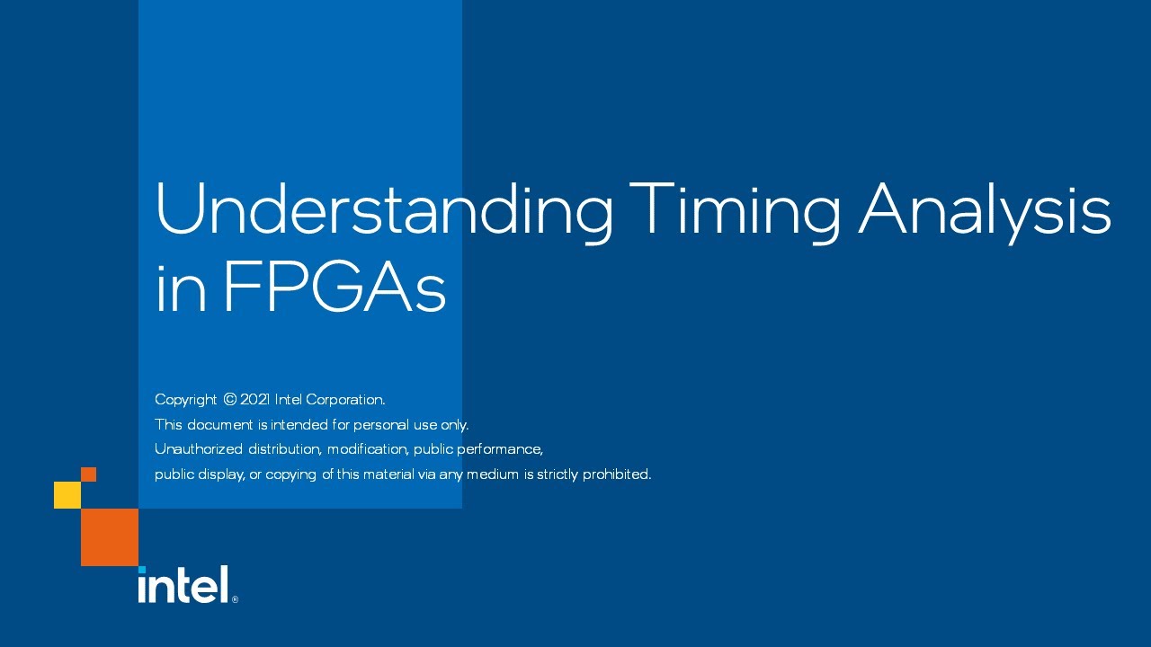 Understanding Timing Analysis in FPGAs