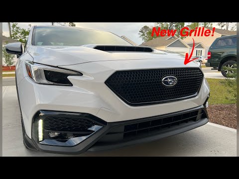 2022 WRX Subaru OEM Sport Grille Install